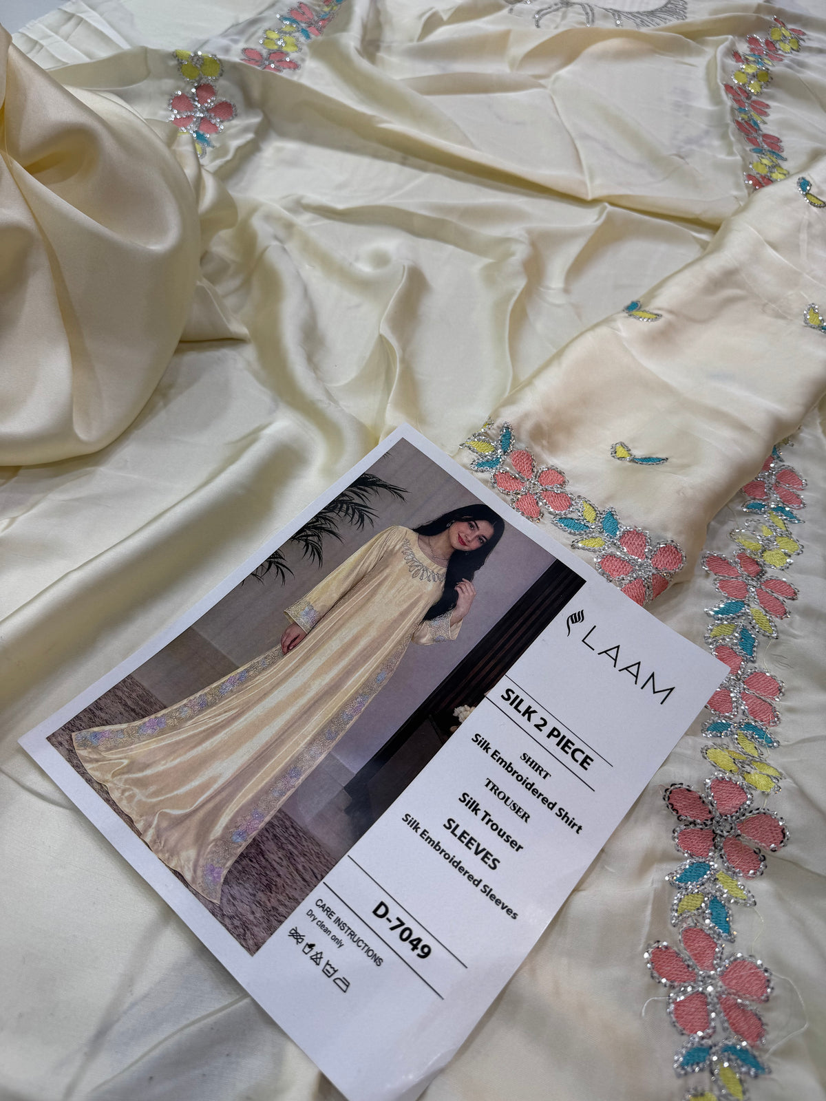 Luxury Kaaftan Silk Emb 2Pc
