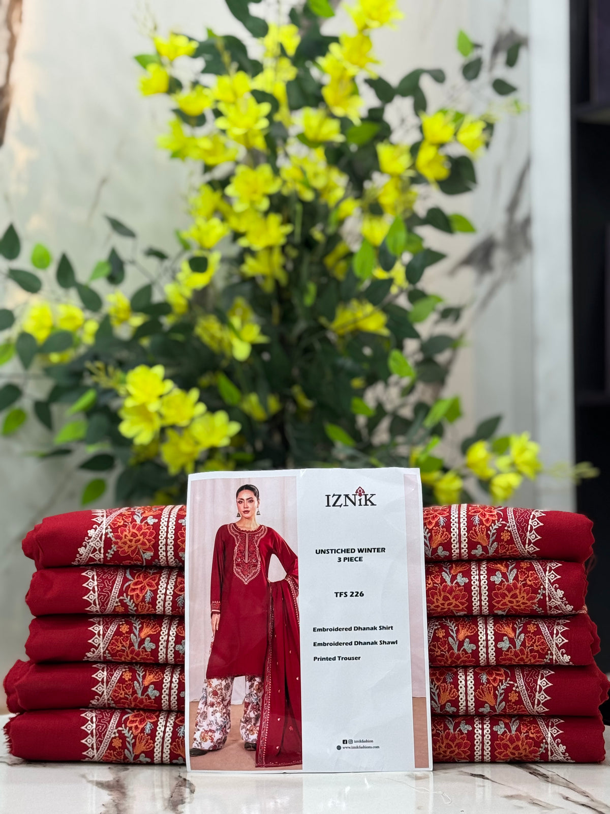 Iznik Dhanak Luxury 3Pc