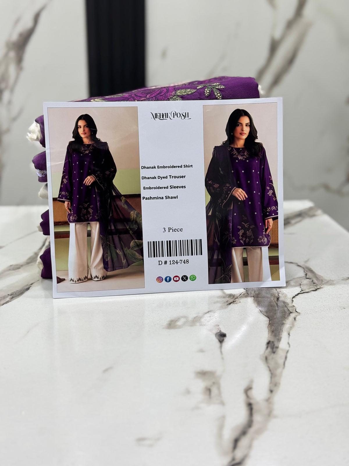 Dhanak Designer Wear 3Pc