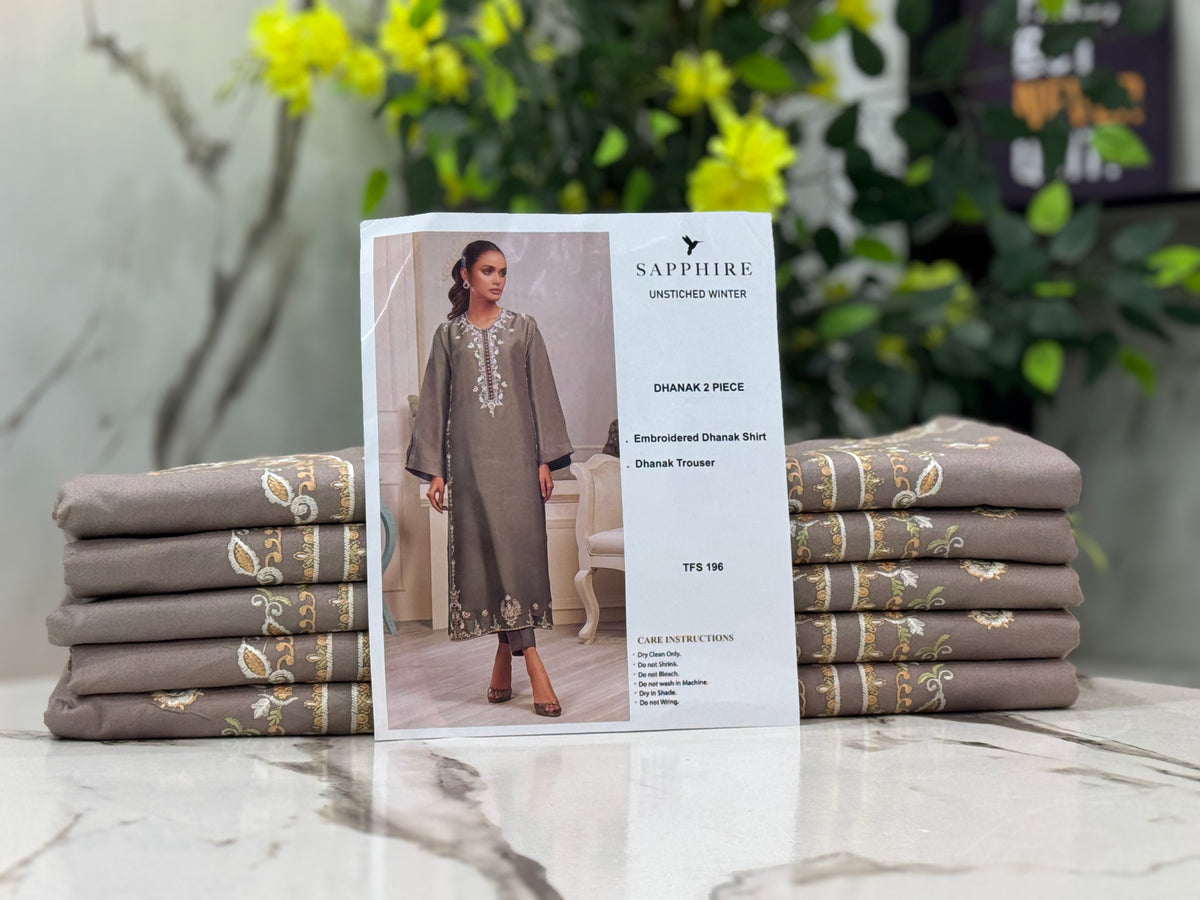 Dhanak Luxury Emb 2Pc