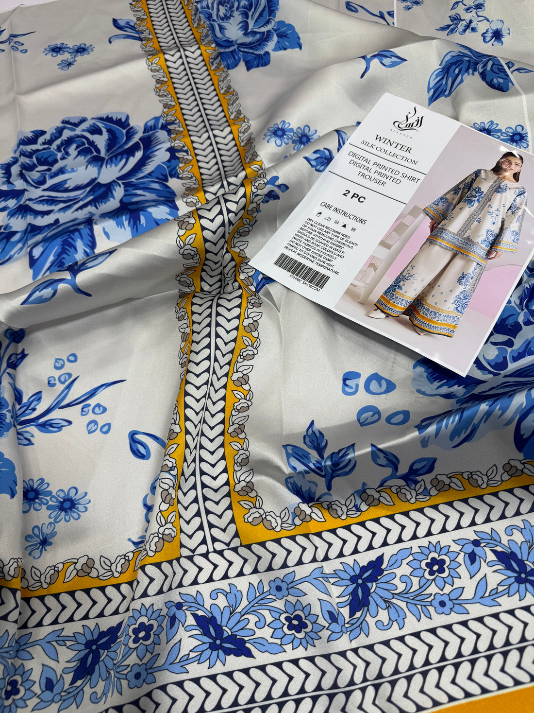 Kaaftan Silk Printed 2Pc