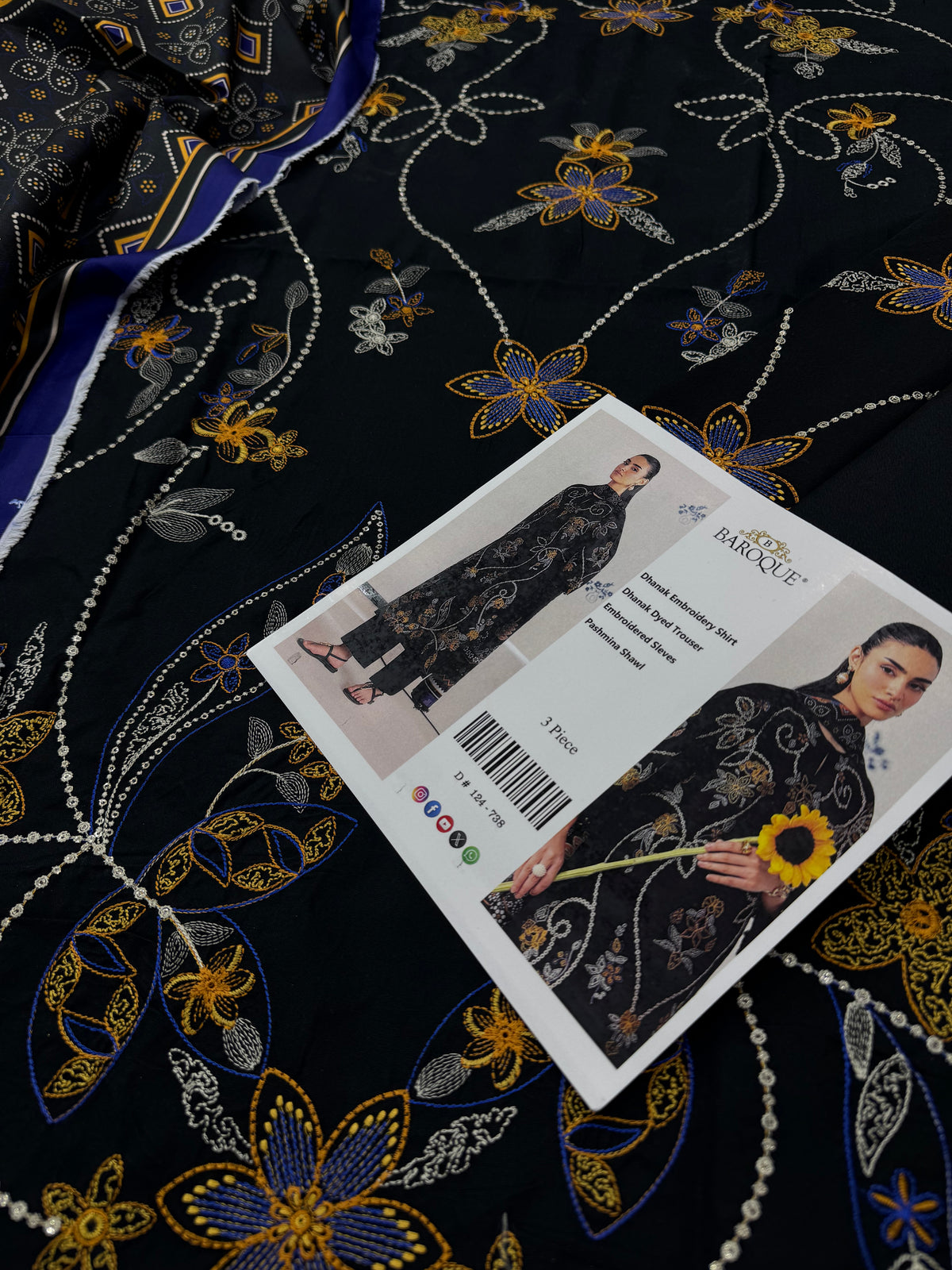 Dhanak Designer Wear 3Pc
