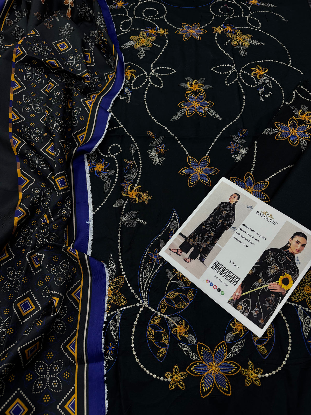 Dhanak Designer Wear 3Pc