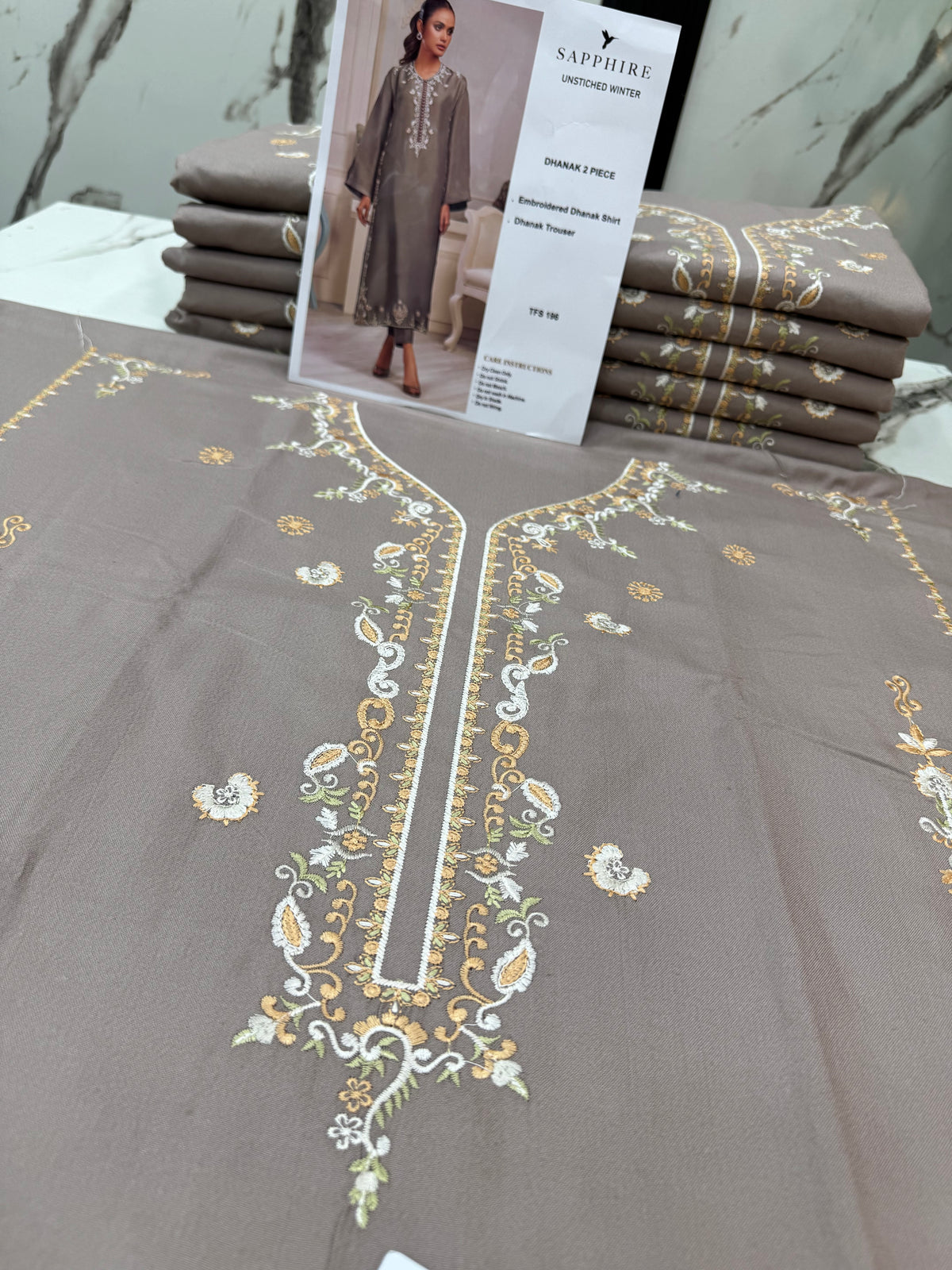Dhanak Luxury Emb 2Pc