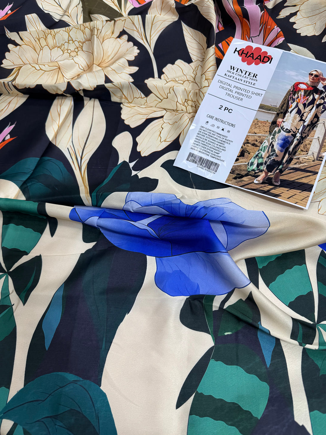 Kaaftan Silk Printed 2Pc
