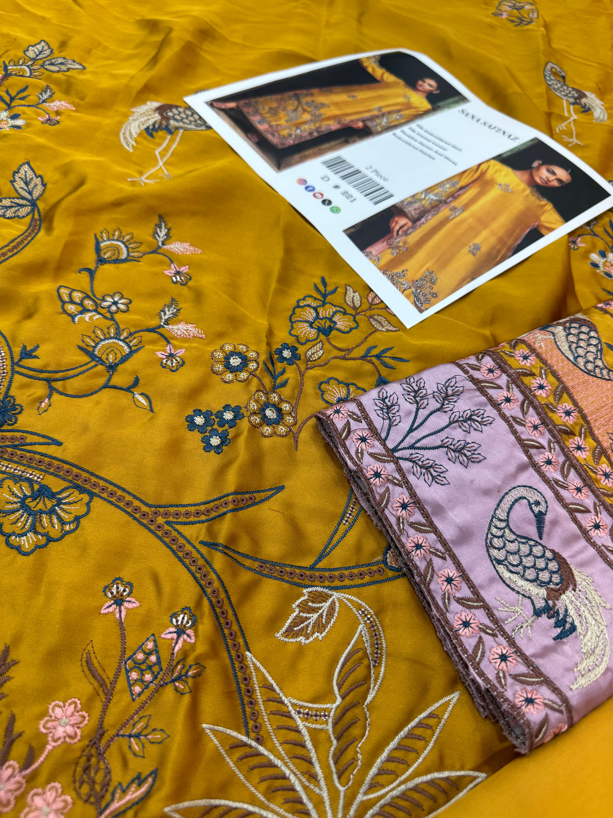Luxury Kaaftan Silk Emb 2Pc