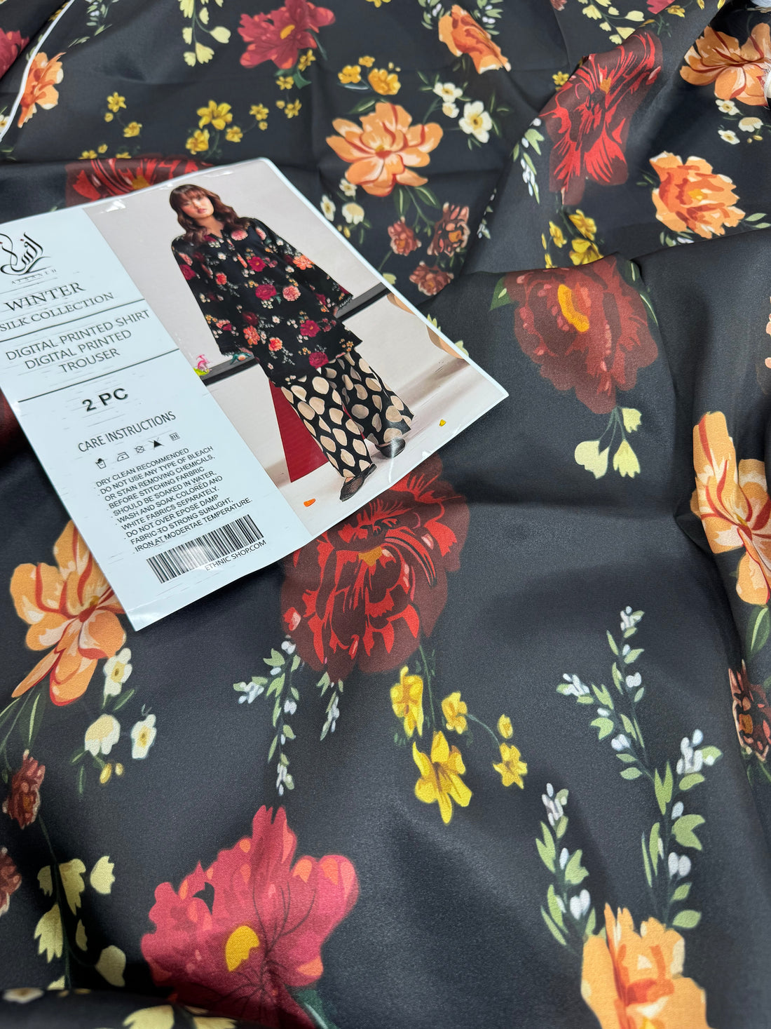 Kaaftan Silk Printed 2Pc