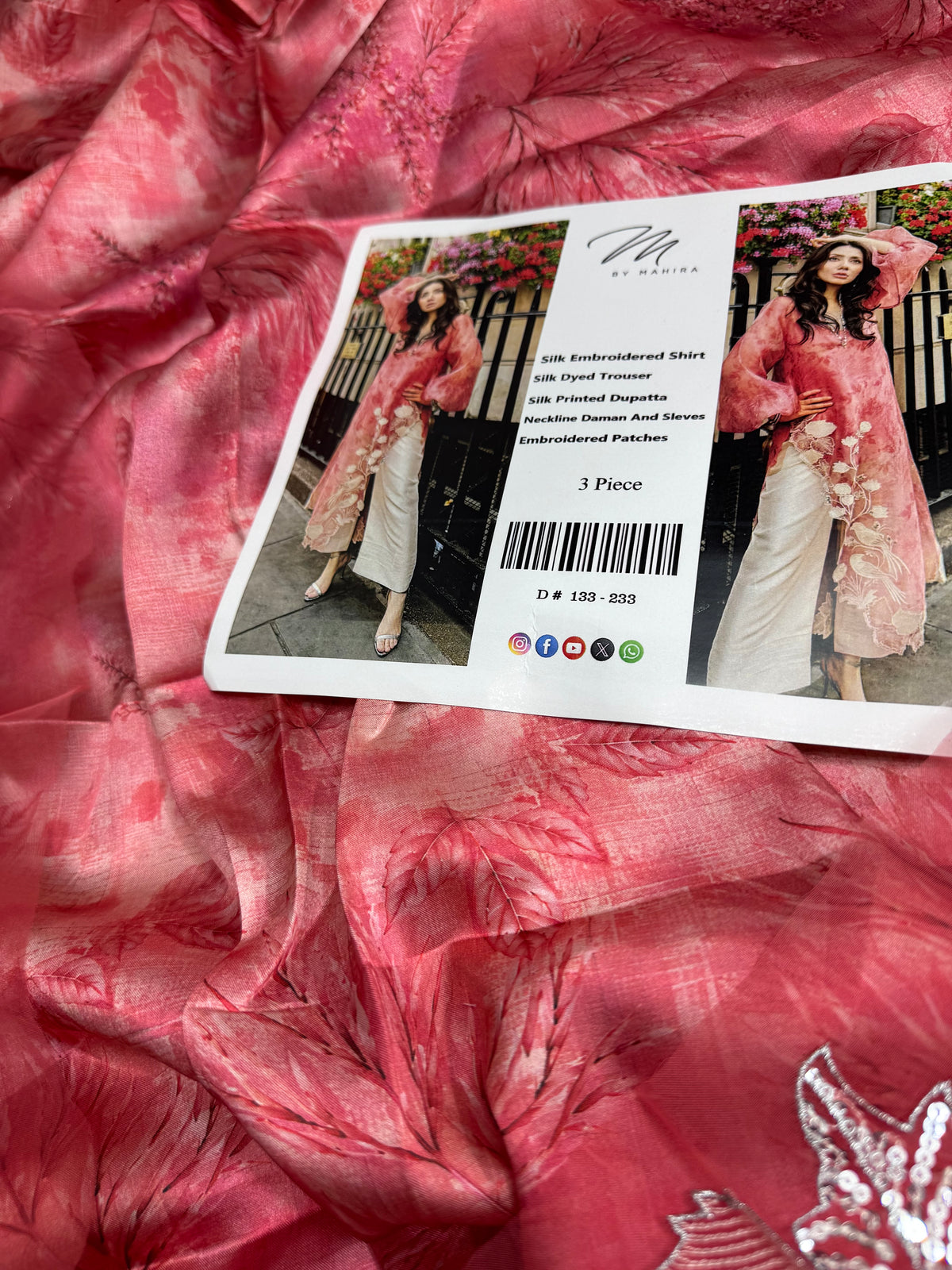 Premium Silk 3Pc With Patches