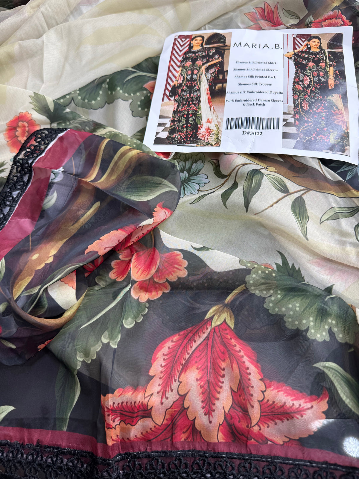 Premium Silk 3Pc With Patches