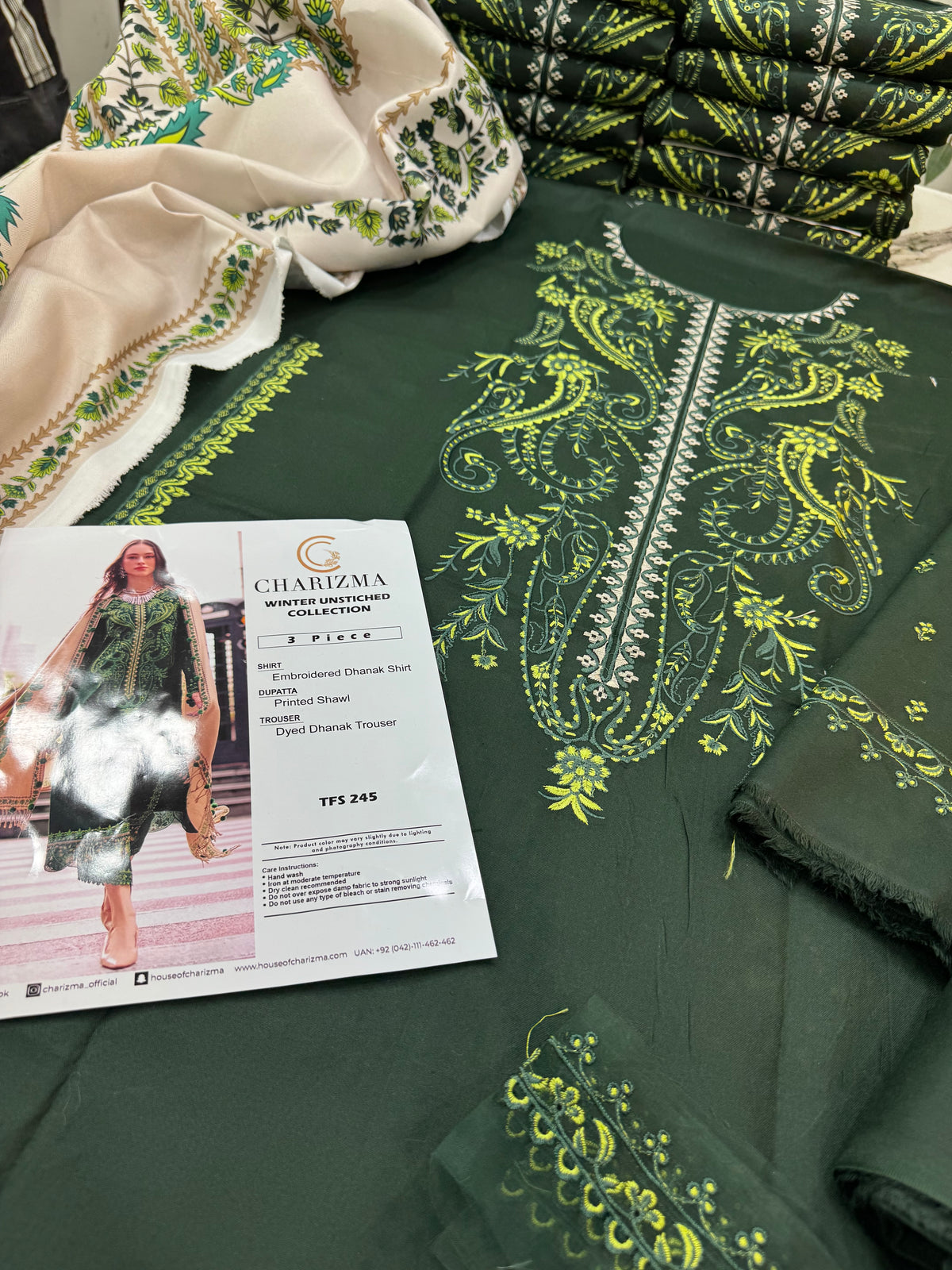 Charisma Dhanak Luxury 3Pc