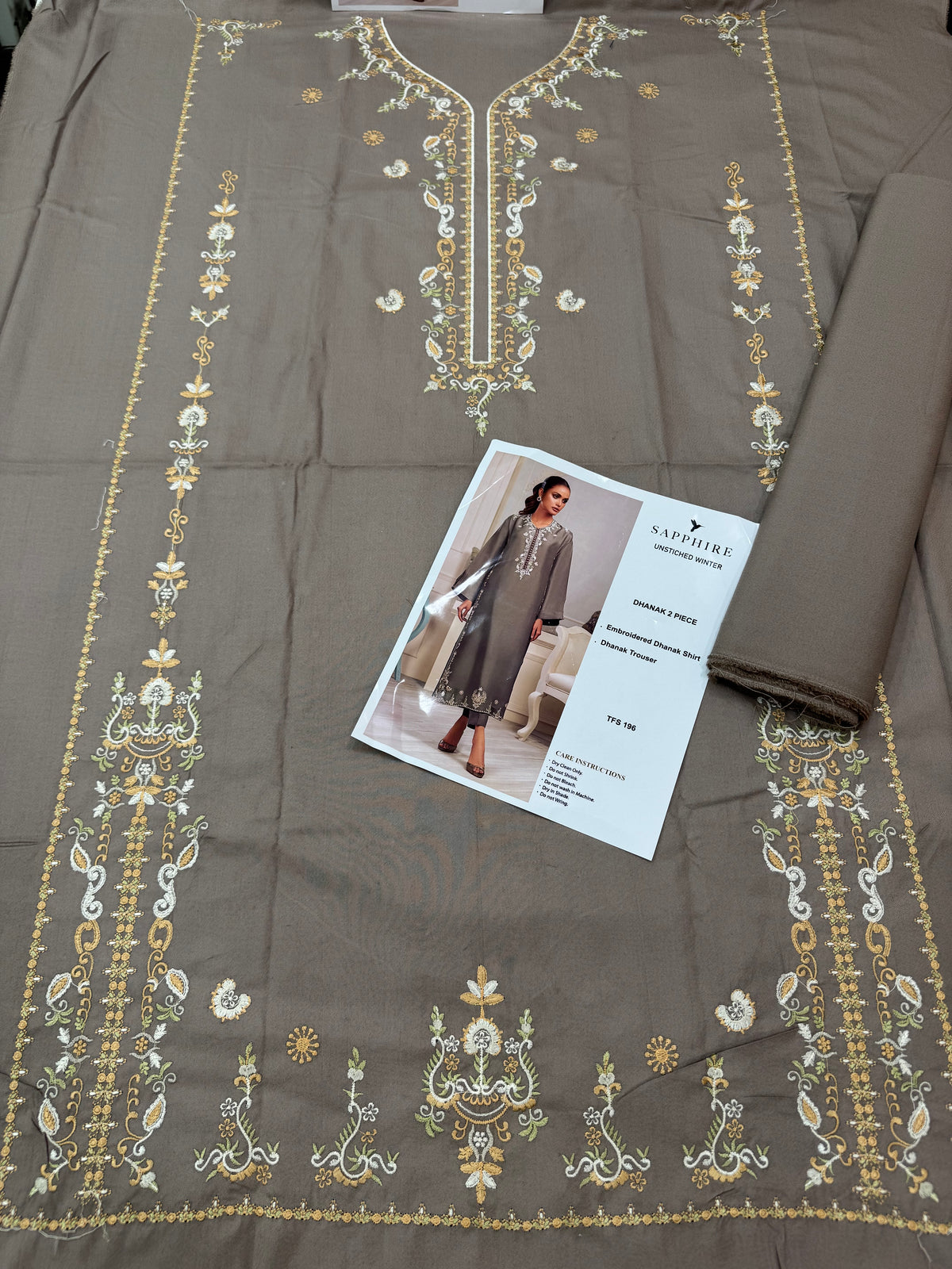 Dhanak Luxury Emb 2Pc