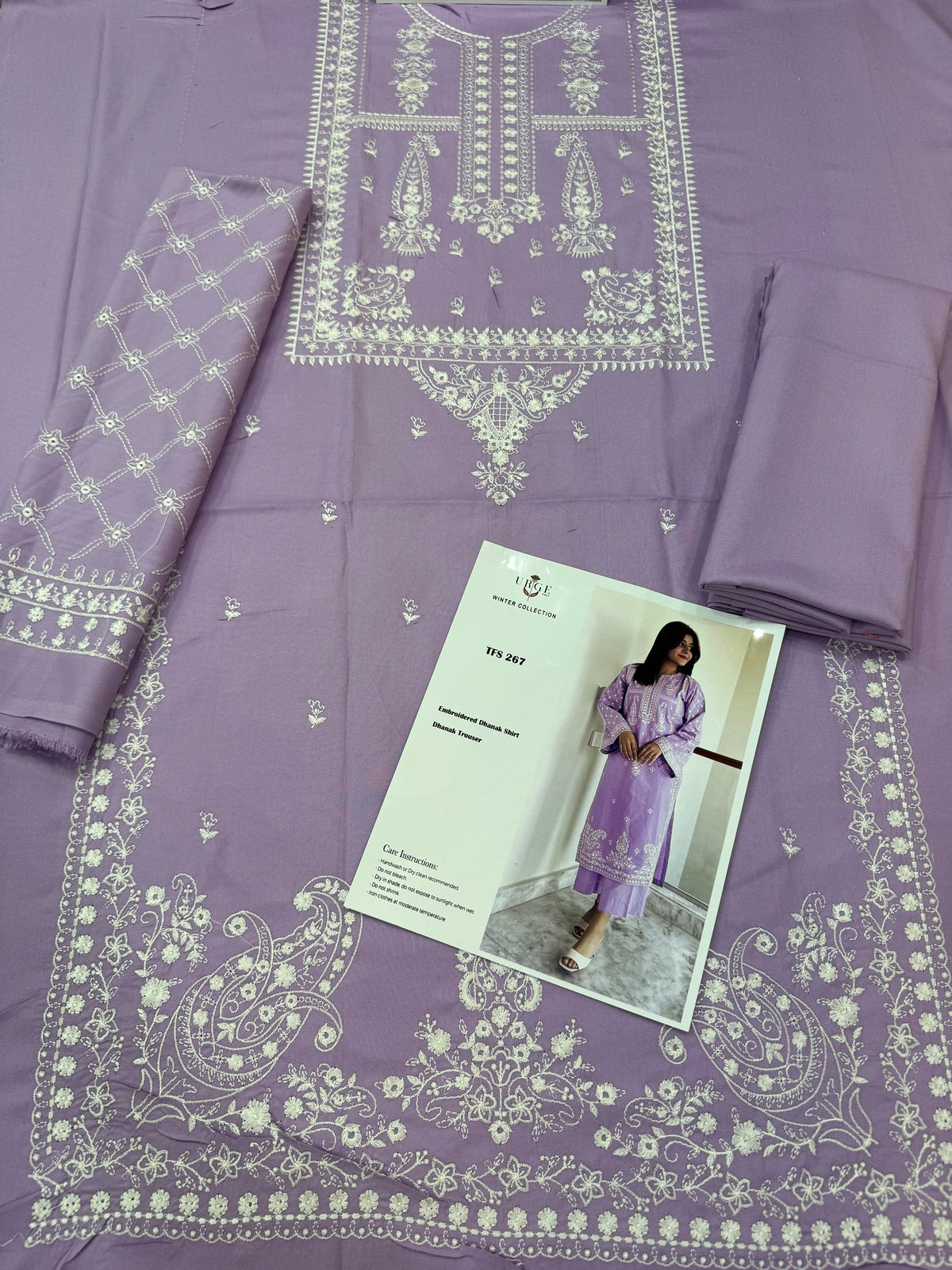 Dhanak Luxury Emb 2Pc