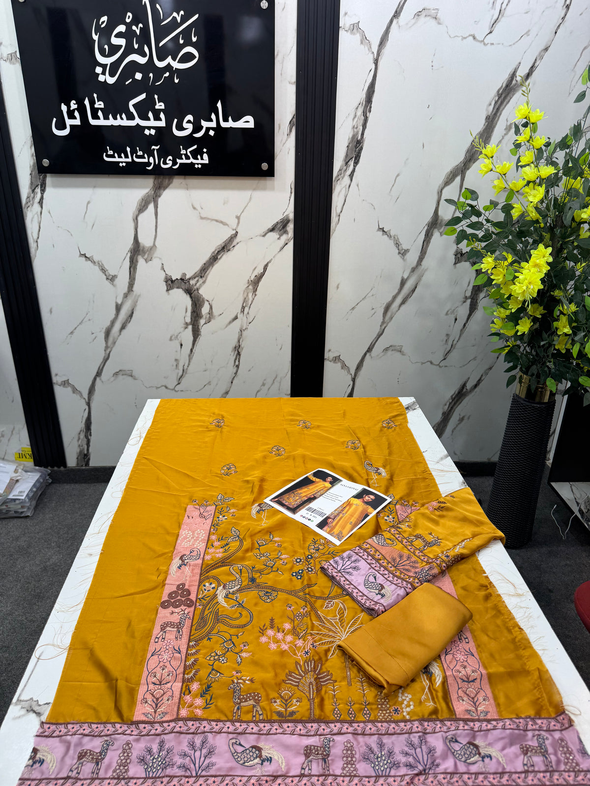 Luxury Kaaftan Silk Emb 2Pc