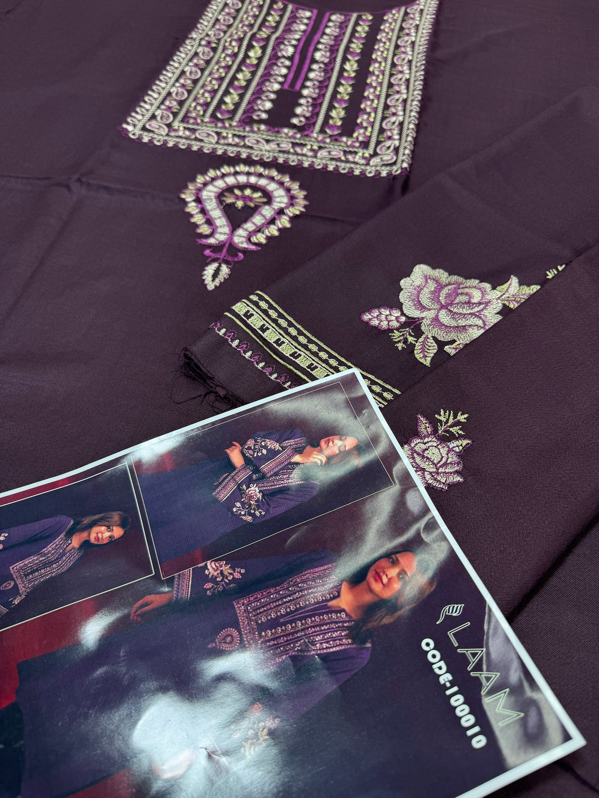 Dhanak Luxury Emb 2Pc