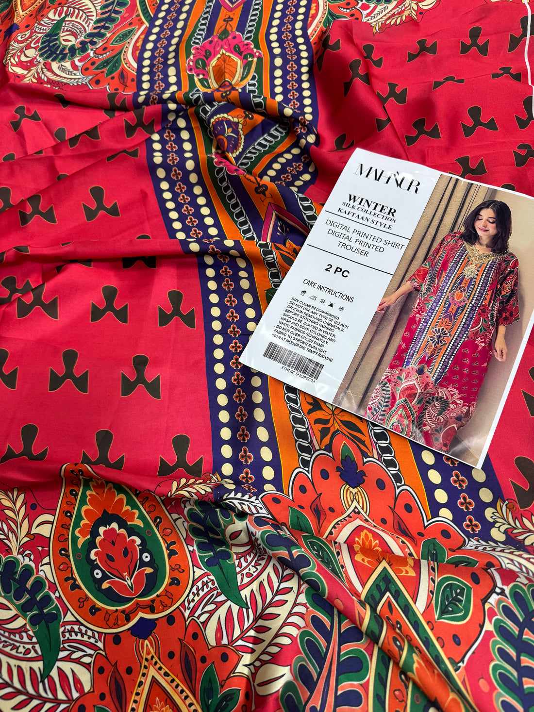 Kaaftan Silk Printed 2Pc