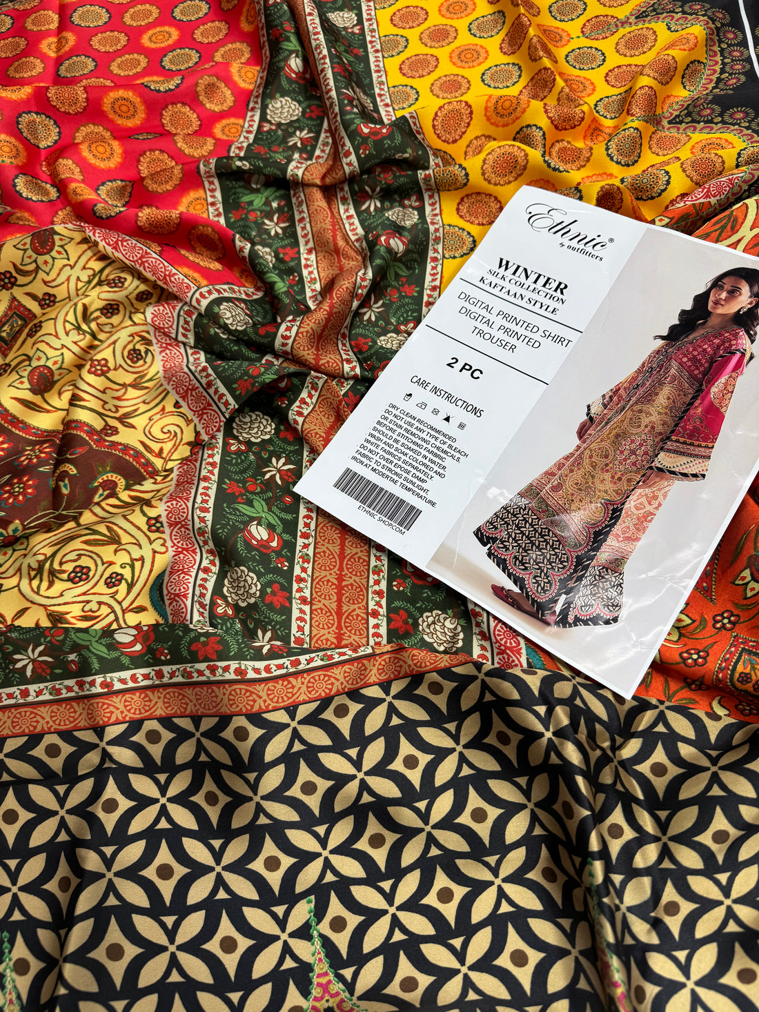 Kaaftan Silk Printed 2Pc