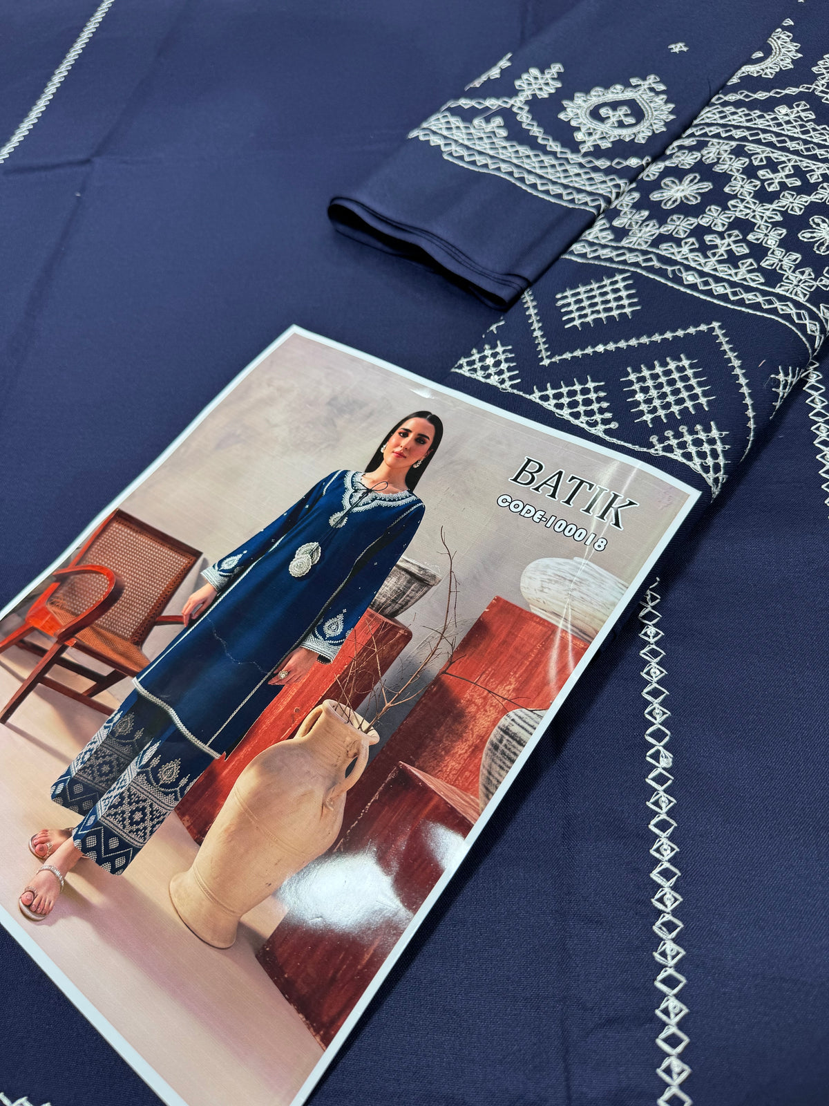 Dhanak Luxury Emb 2Pc