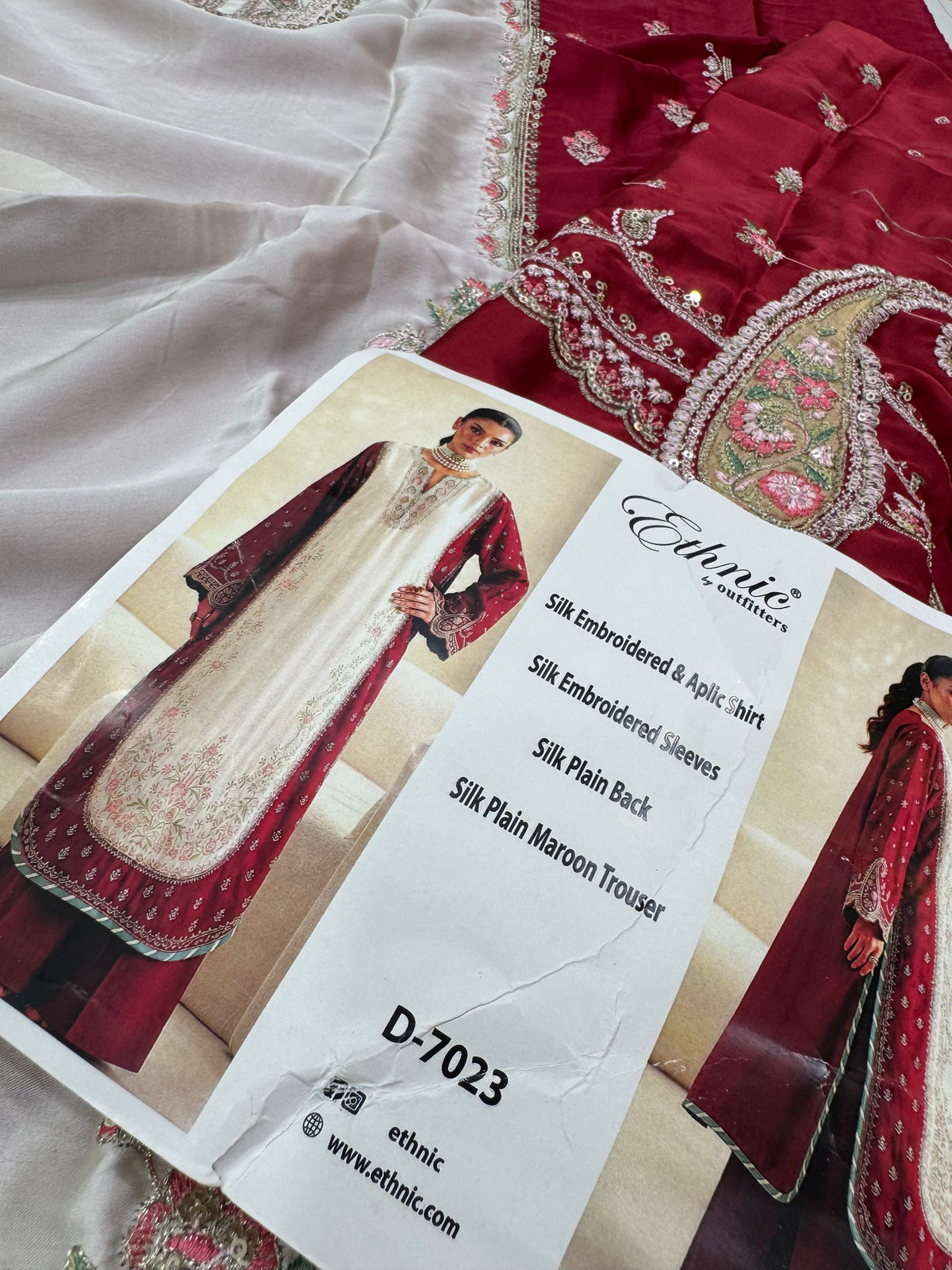 Kaaftan Silk Emb 2Pc