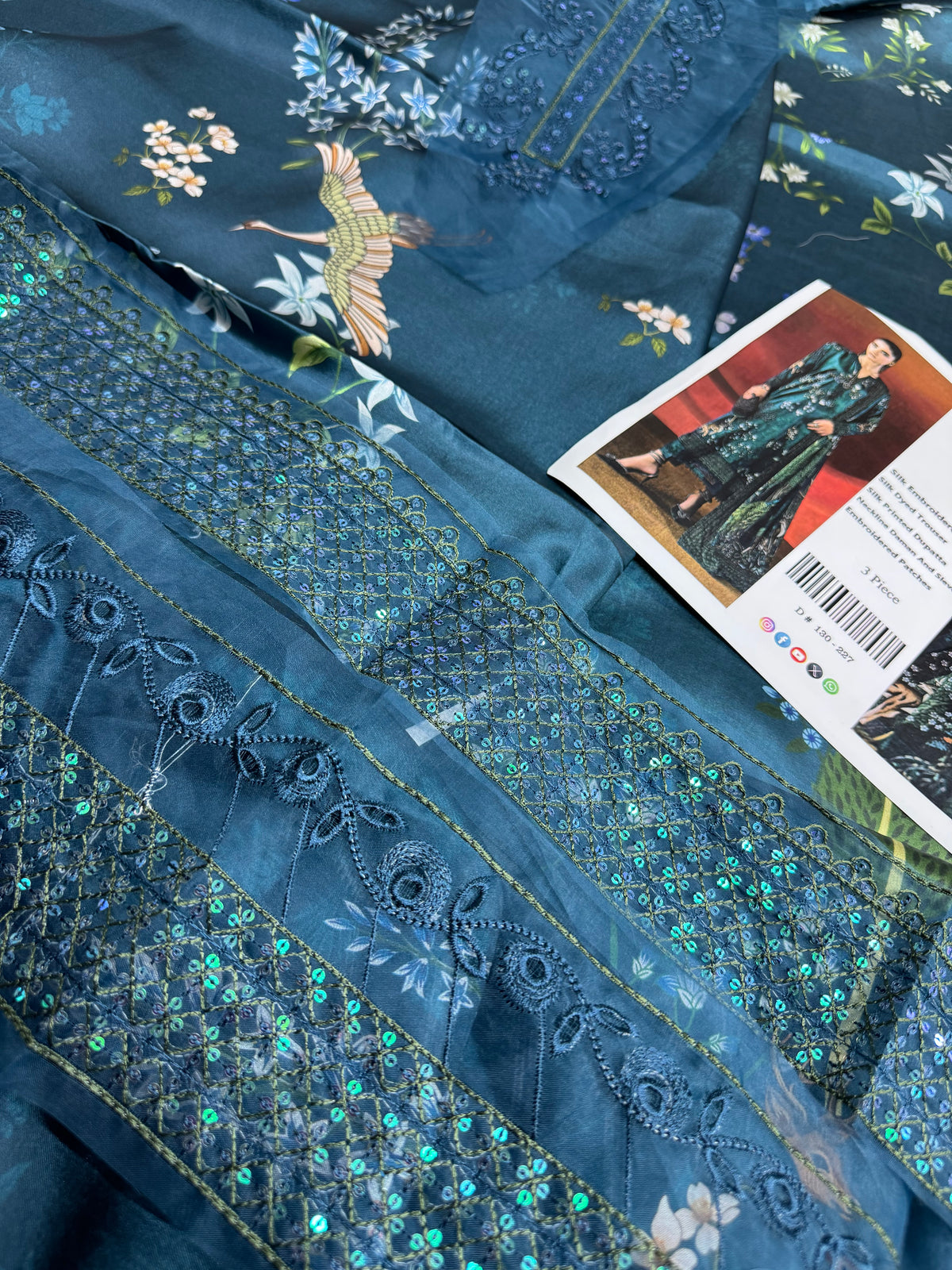 Premium Silk 3Pc With Patches