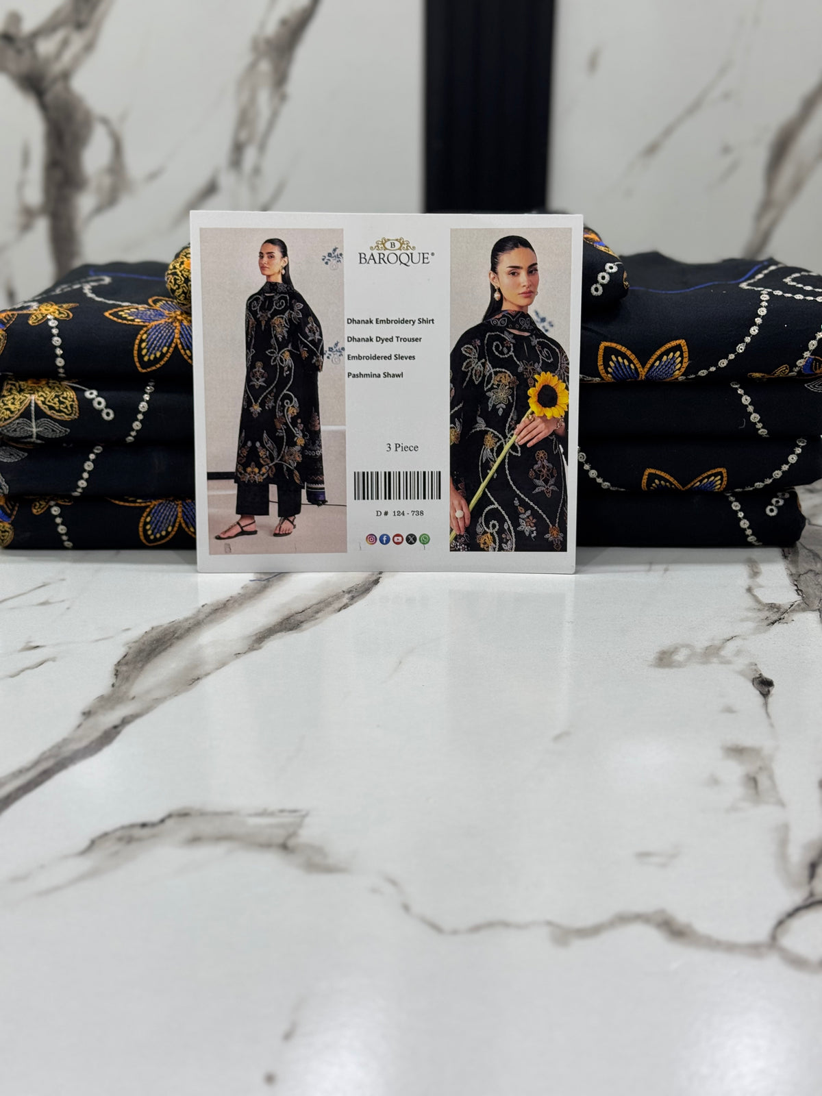 Dhanak Designer Wear 3Pc