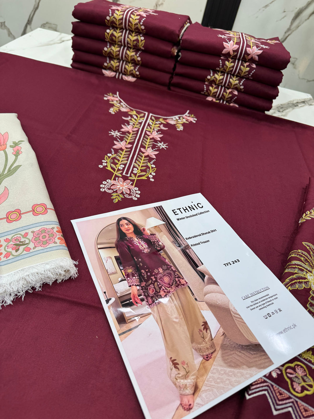 Dhanak Luxury Emb 2Pc