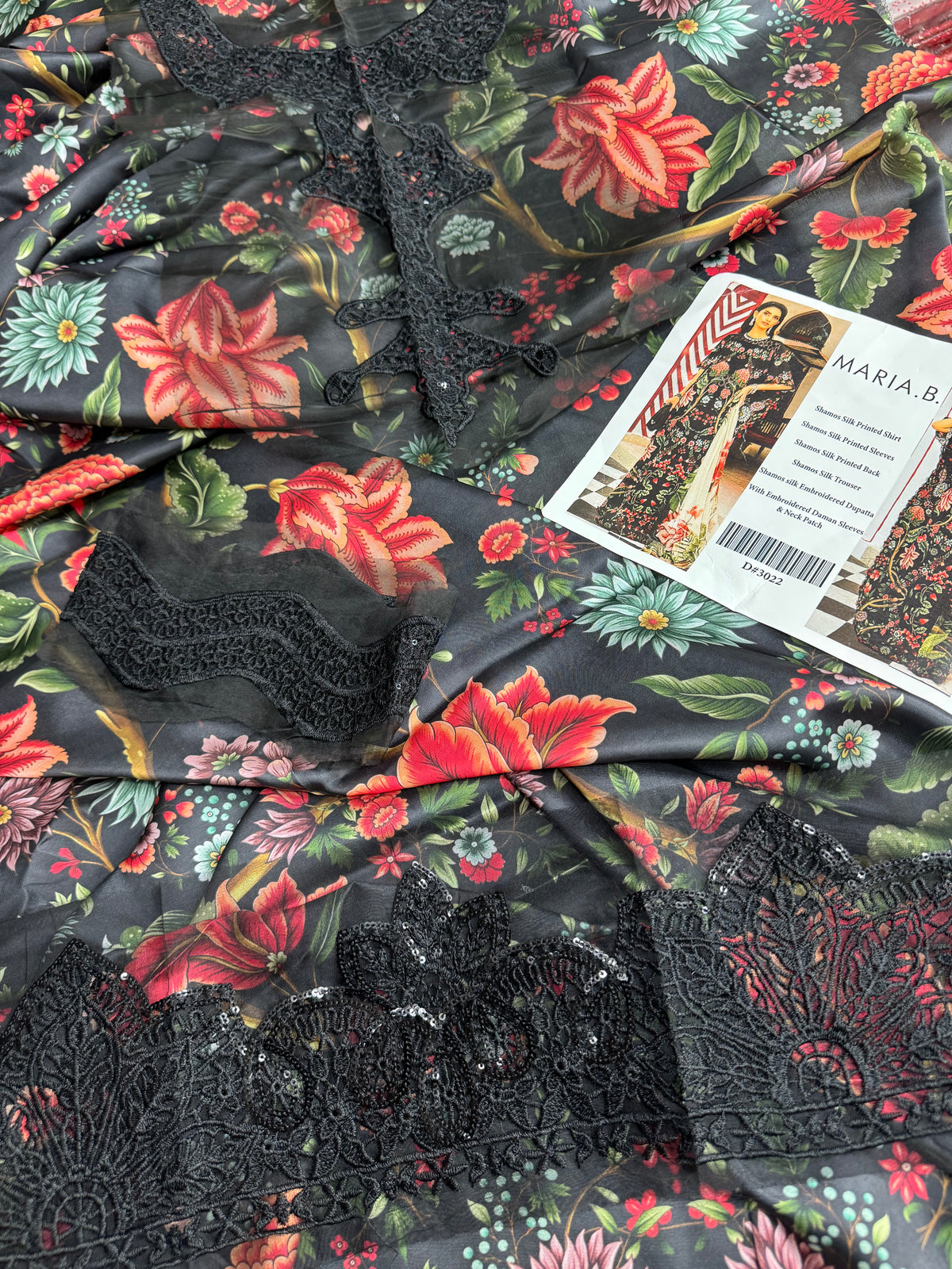 Premium Silk 3Pc With Patches