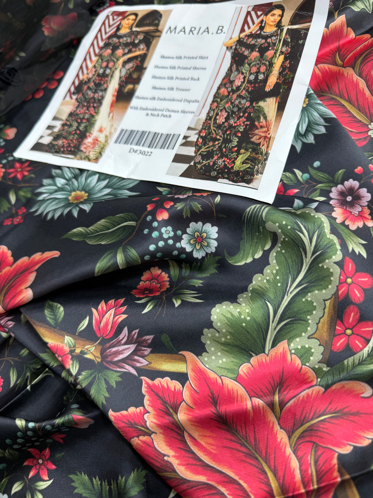 Premium Silk 3Pc With Patches