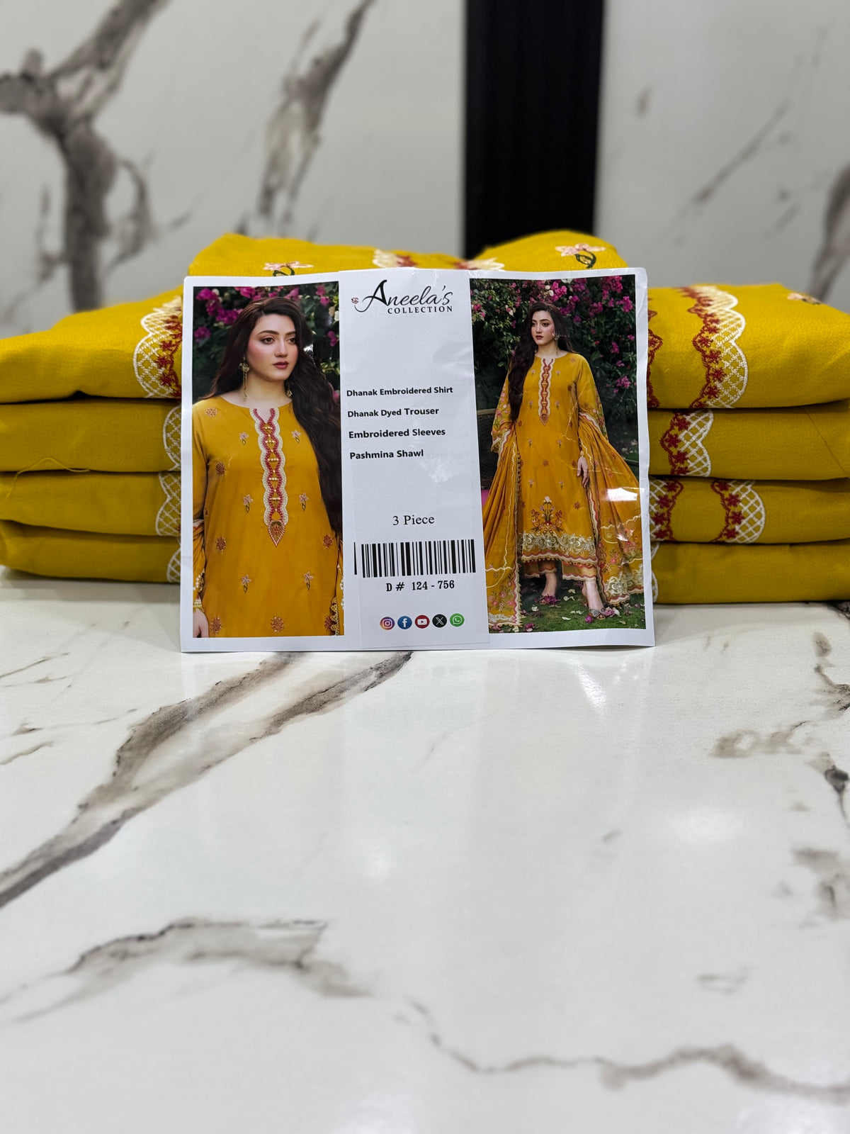 Dhanak Designer Wear 3Pc