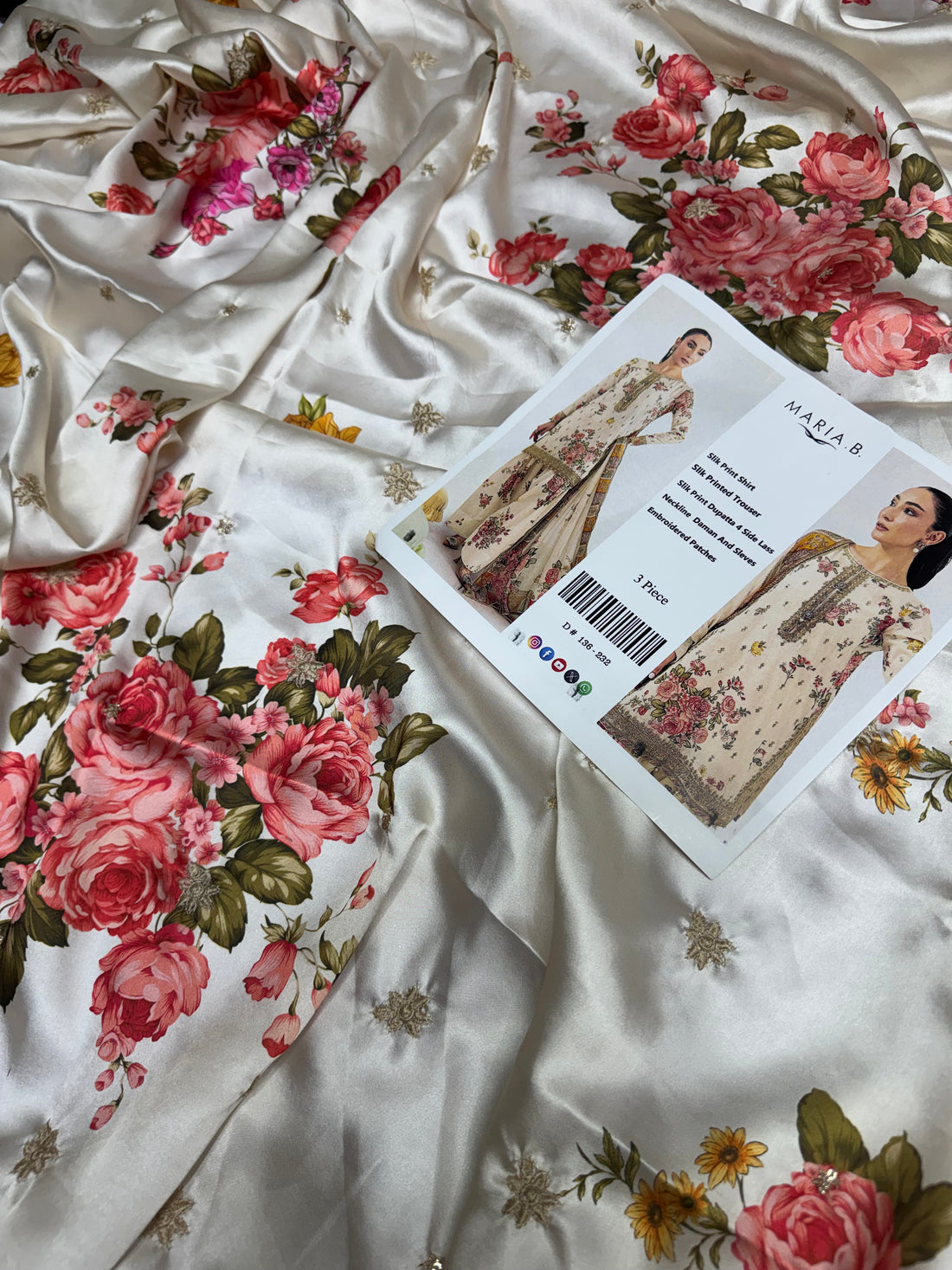 Premium Silk 3Pc With Patches