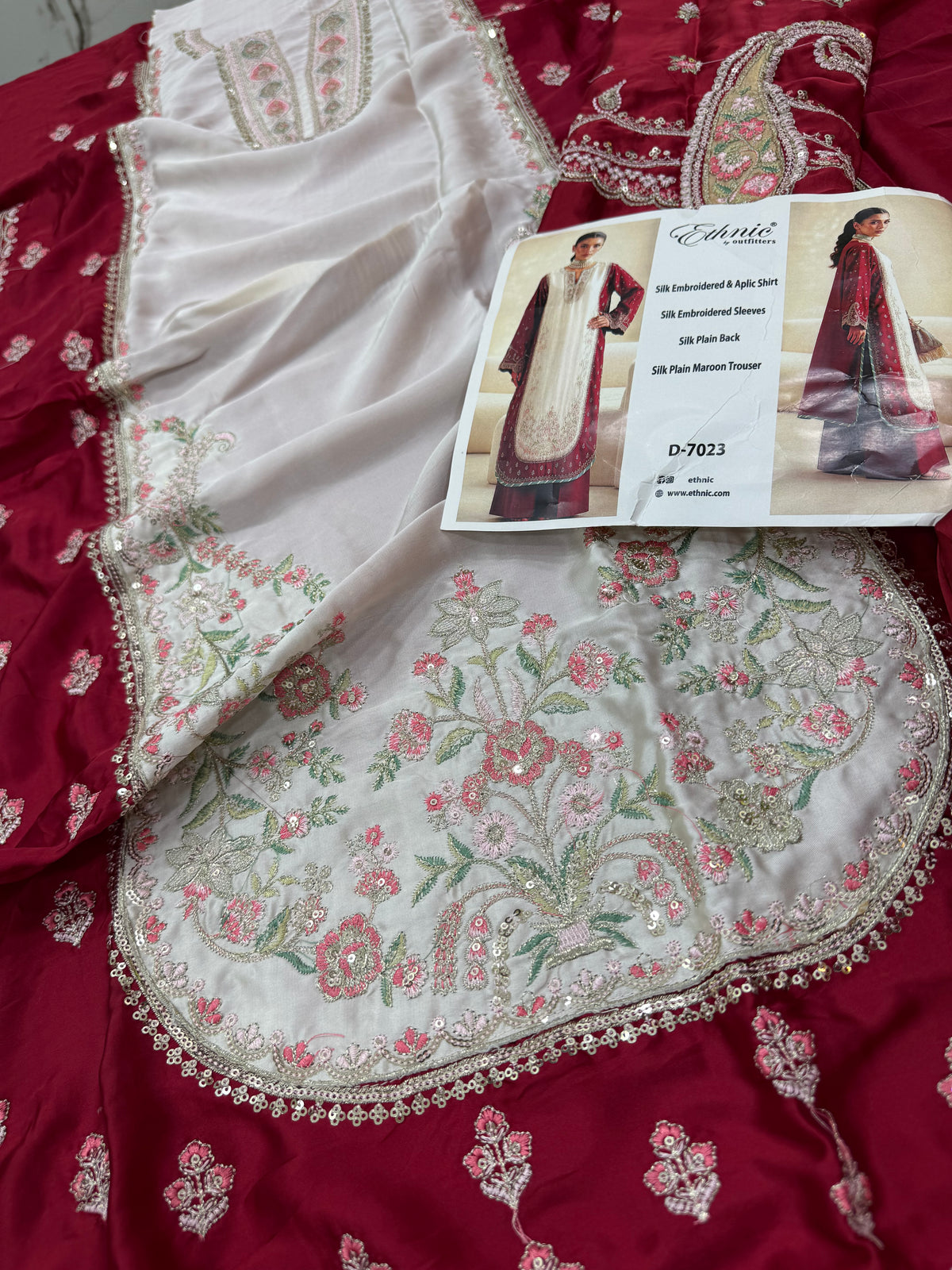 Kaaftan Silk Emb 2Pc