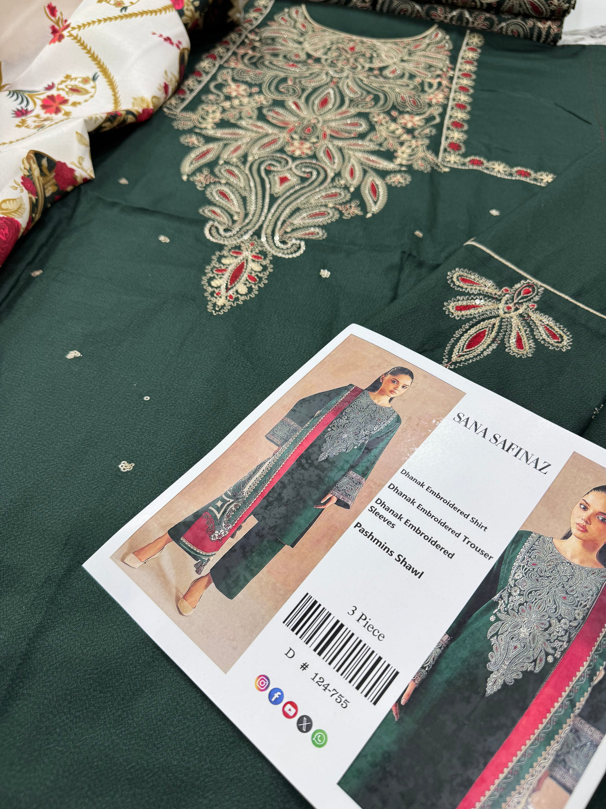 Dhanak Designer Wear 3Pc