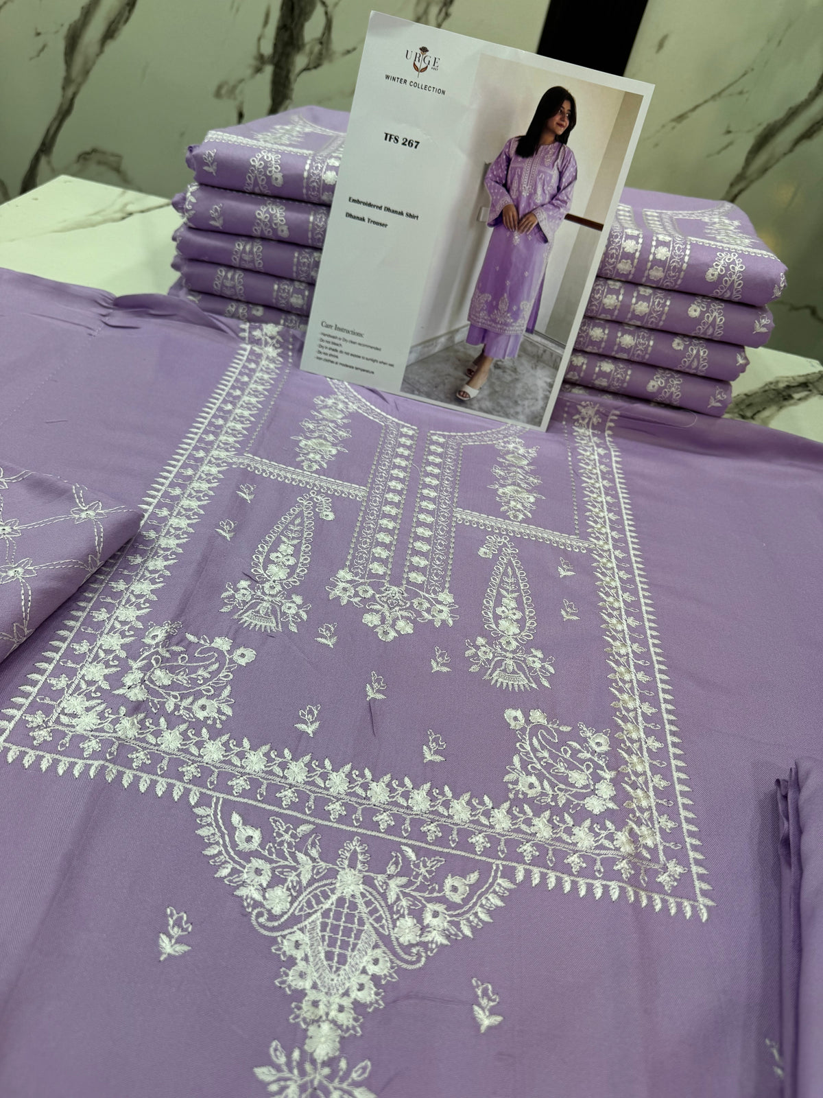 Dhanak Luxury Emb 2Pc